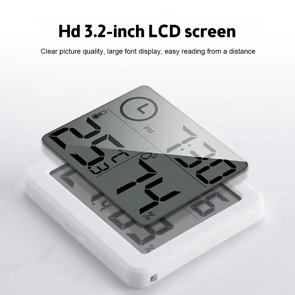 Smart Electronic Room Thermometer Digital Temperature and Humidity Meter Household Thermometer