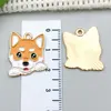 Yellow White Male Corgi 23x19mm