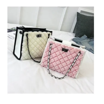 Wholesale Luxury velvet ladies handbag and purses fashion crossbody handbags for girls famous design brands handbags