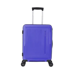 Factory Wholesale Fashion PP Material Waterproof Suitcase 360 Silent Wheel Zipper Hand Luggage Cases