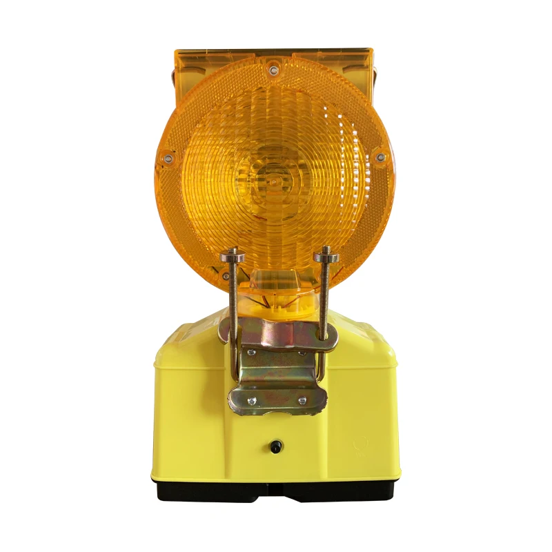 Безопасность высокое качество солнечный дорожный мигающий предупреждающий фонарь светофор