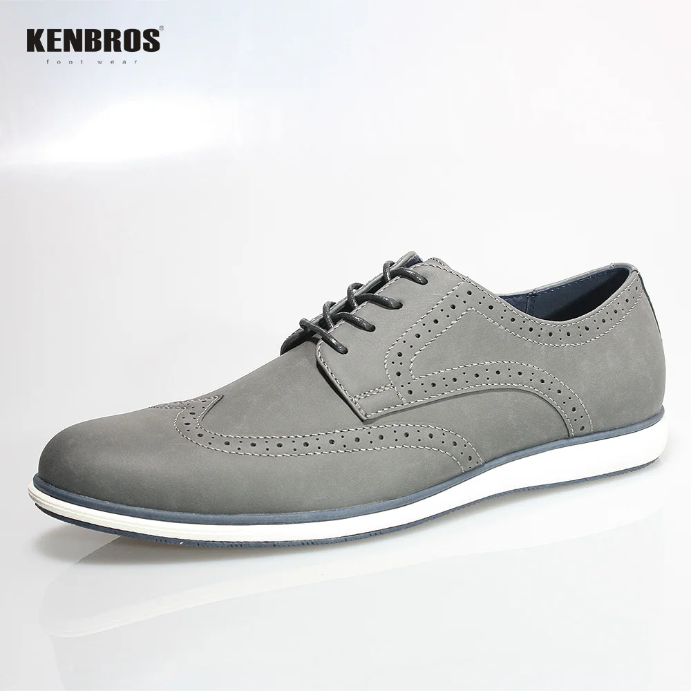 Men's Pu Shoe Brogue Wing Tip Formal 