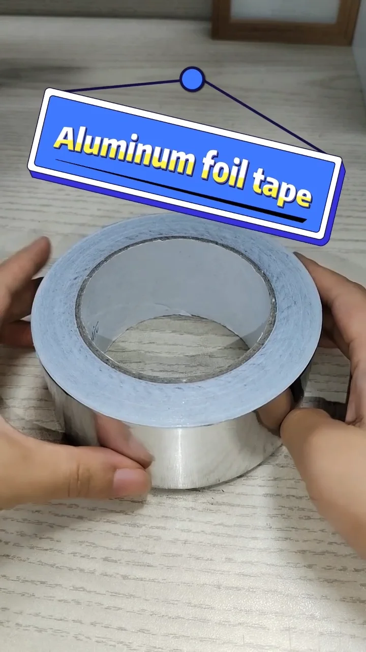 Factory Direct Metal Duct Tape Jumbo Roll,Self Adhesive Aluminum Foil