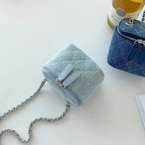 Fashion New Denim Chain Women's Mini Women's Cross Body Messenger Bags Shoulder Luxury Crossbody Bag