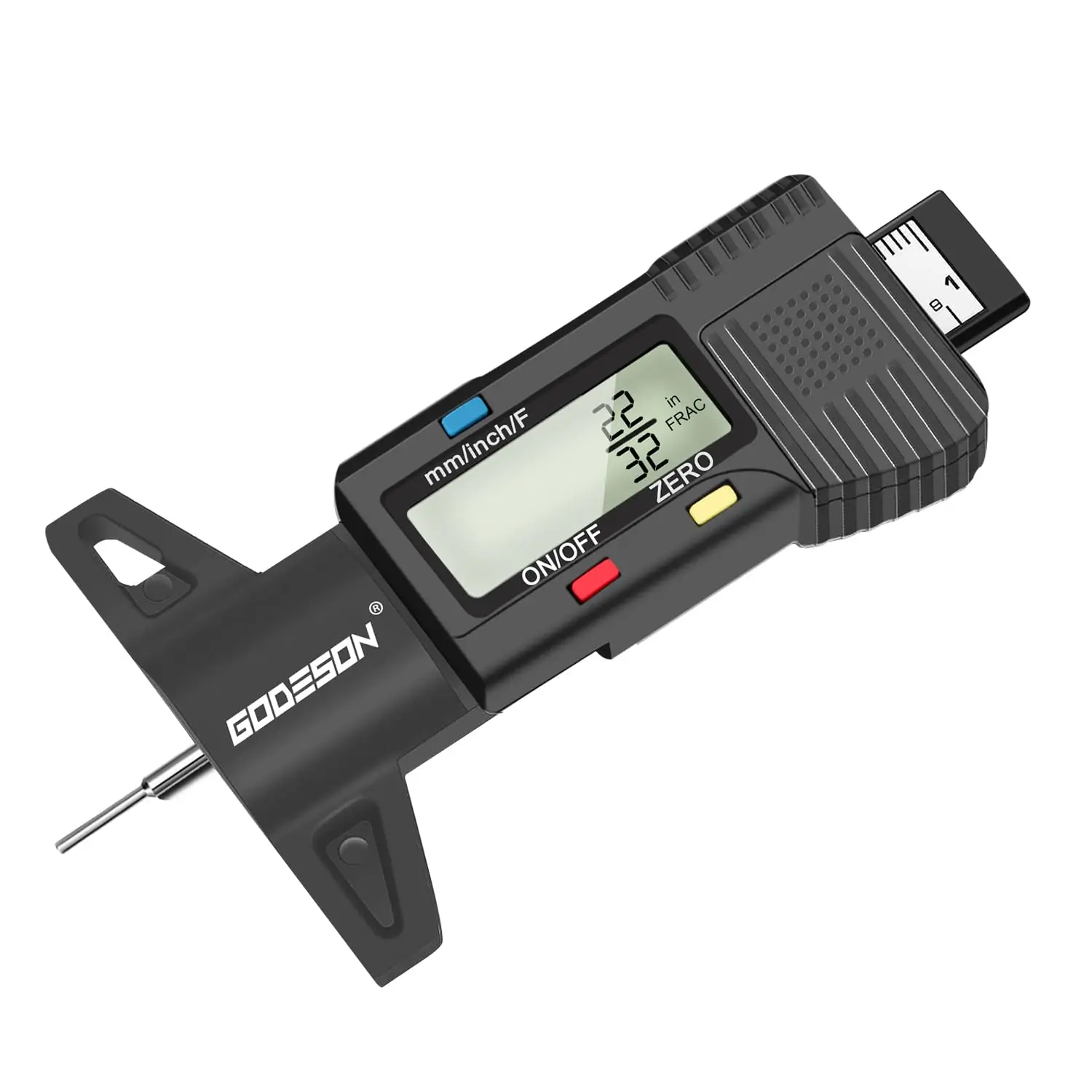 32/32 fraction New Digital Tire Tread Depth Gauge, Tire Tread Depth Gauge With LCD Display
