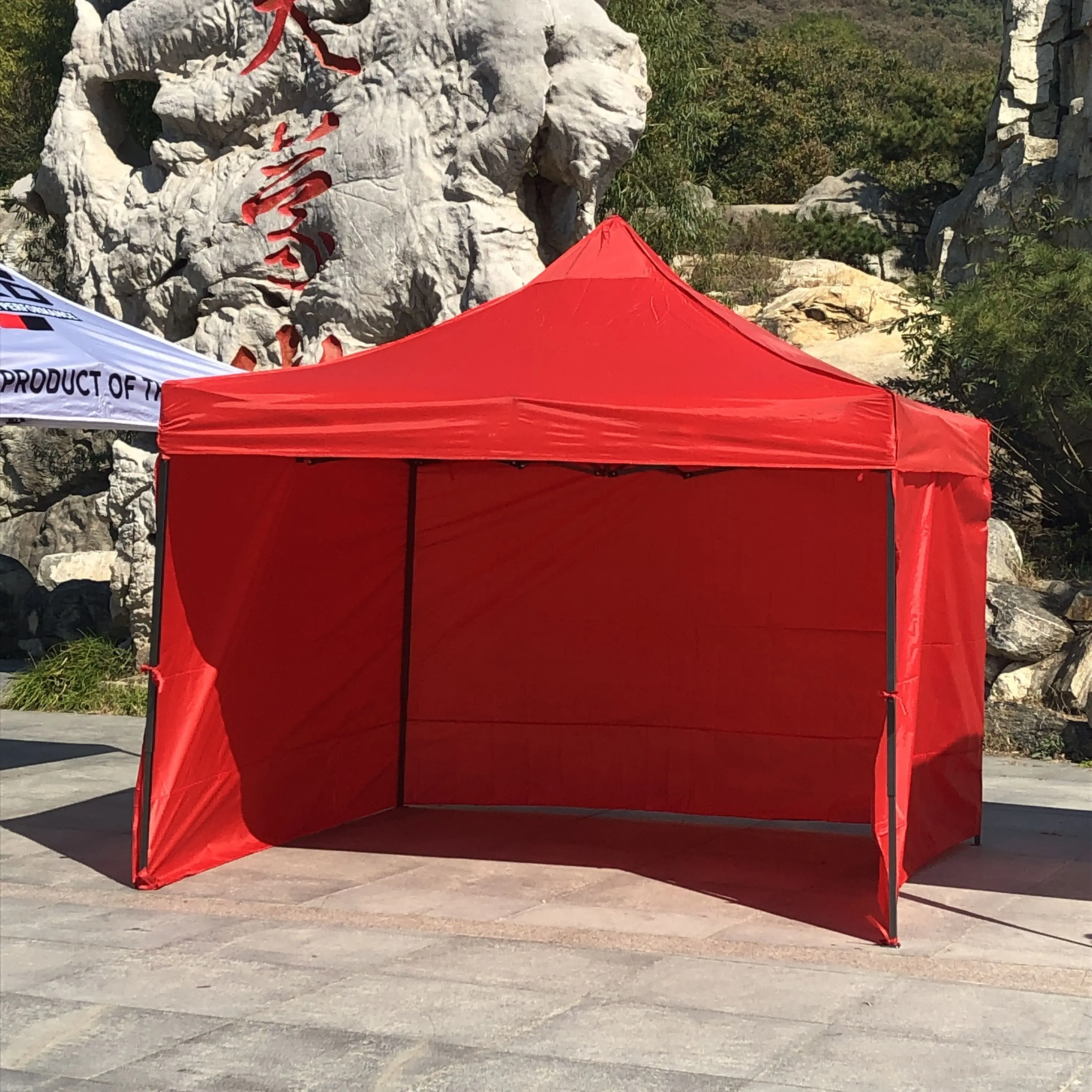 Wholesale Shandong Factory PVC Canopy 3x3 Waterproof Window Sidewalls  Gazebo Tent for Outdoor Events Parties Weddings