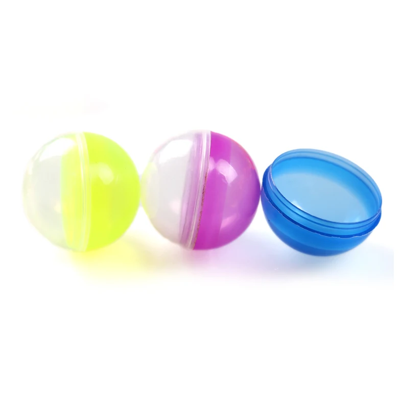 Promotional Products Surprise Egg Half Transparent High Quality Plastic Empty Toy Capsule for Toy Vending Machine