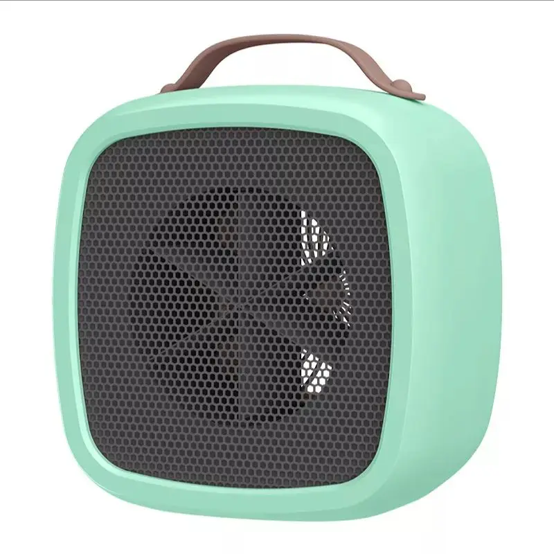 Portable Electric Space Heater with Thermostat 500W Safe Mini Heater Fan for Room