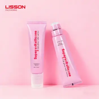 Luxury Soft Silicone Applicator Squeeze Blush  Tube Lip Gloss Makeup Tube Cosmetic Packaging 10ml 30ml 60ml