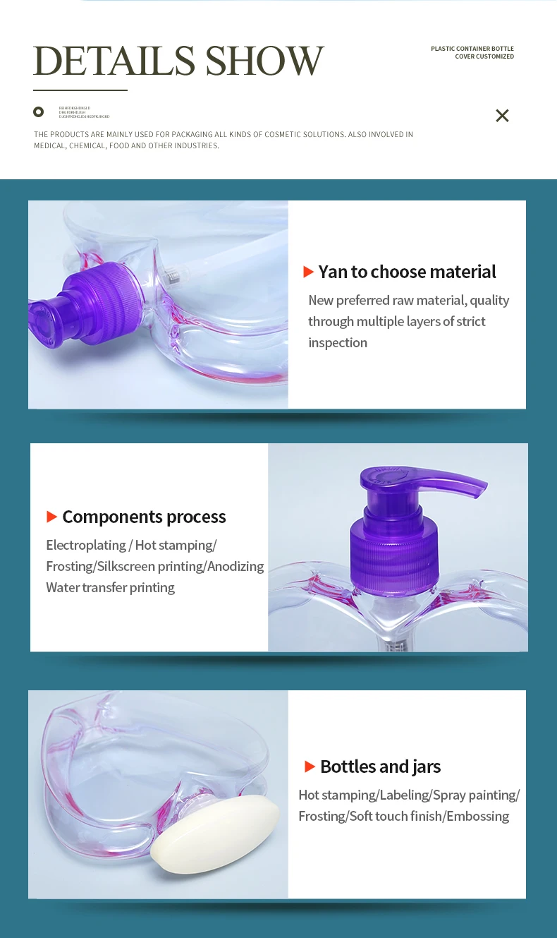 50ml to 500ml PETG Plastic Underwear Underwear Cleaning Fabric Softener Liquid Laundry Detergent Empty Shampoo Bottle