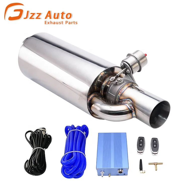 MINI SILENZIATORE AUTO UNIVERSALE ACCIAIO INOX DIAMETRO 61 MM