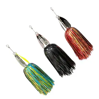 Hot Selling Artificial 45g 22cm Copper Spinner Bait for Musky & Trout Float Fishing Metal Spoon Lure – Metal Jig – view 4