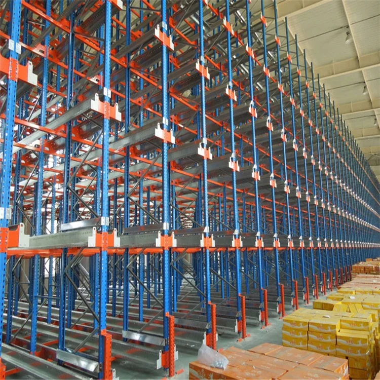 Промышленный склад автоматический стеллаж для радио шаттл