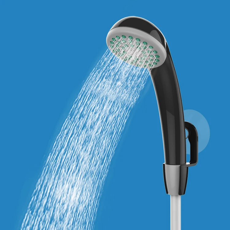 12V Battery Powered Compact Handheld Rechargeable Camping Shower Pumps Water Shower Set for Outdoor Showering