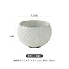 Coconut shell coffee cup - single cup - sesame white