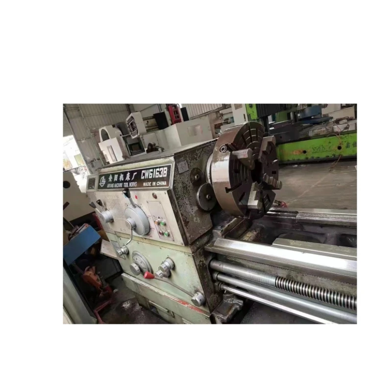 CW6163B 3000mm Manual Lathe Machine Big Spindle Bore 100mm Heavy Duty Horizontal Mechanical Metal Lathe