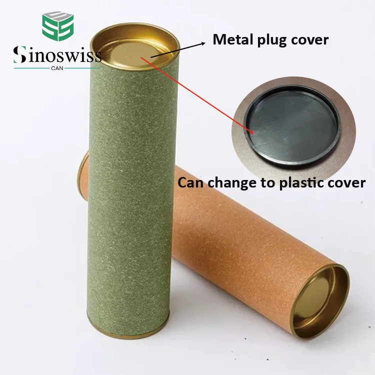 Recycled Kraft Paper Cylinder Cardboard Mailing Poster Shipping Tubes