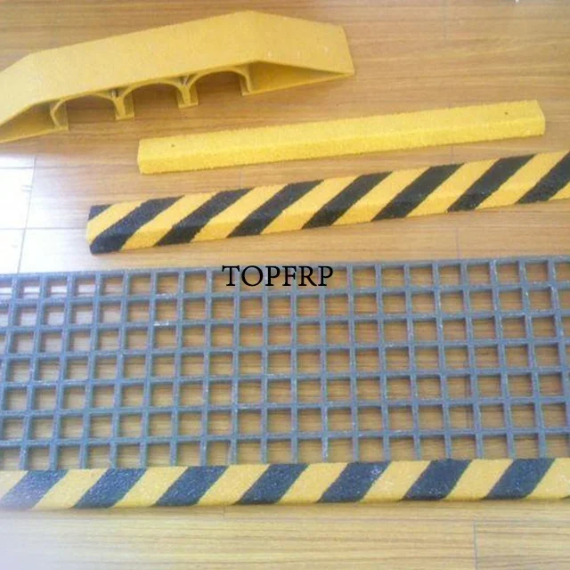 Антикоррозийная противоскользящая крышка из стекловолокна для лестницы