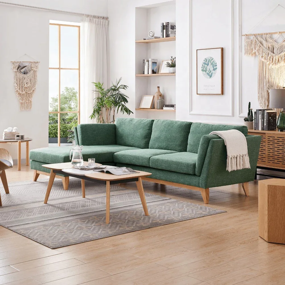 Model SKD978 Direct Factory Ecksofa L Shape Sectional Couch Sofa Brand OEM Factory