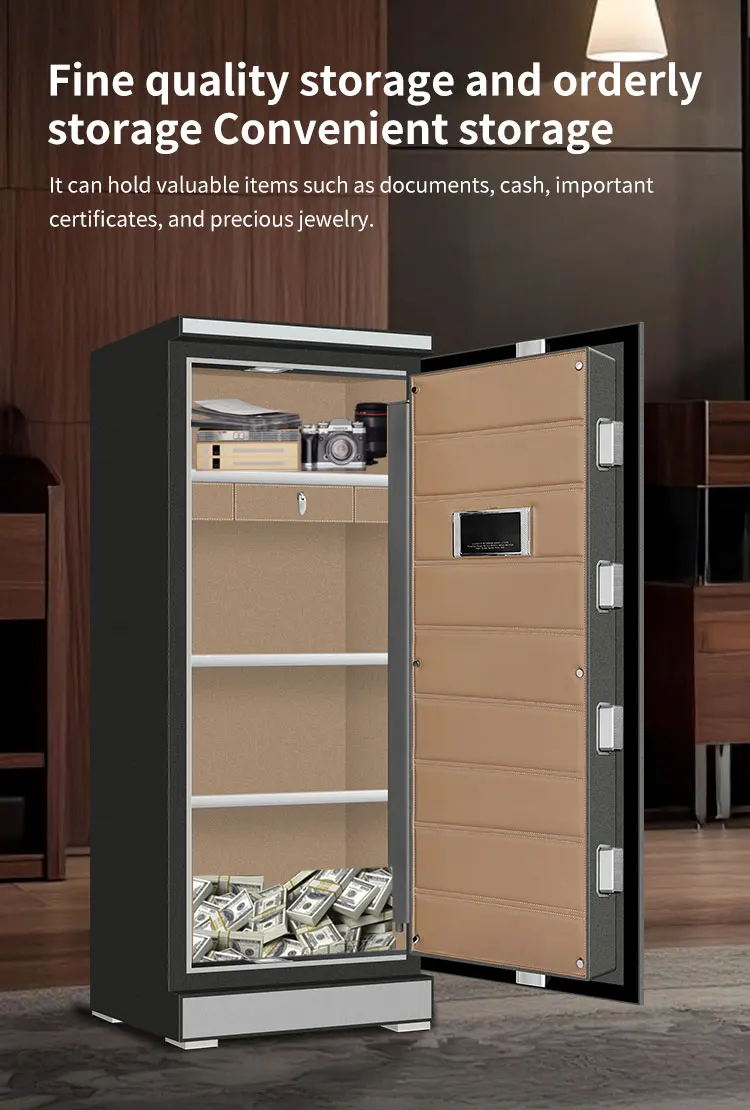 CEQSAFE Electronic Steel Safe Box with TUYA APP WIFI & Fingerprint Lock Strong Household Security Digital Storage Open Access supplier