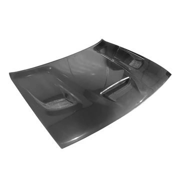 Carbon Fiber Fibre Engine Three Holes Vent Bonnet Hood For Dodge ...