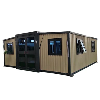 Modern Design Self-Contained Prefabricated Office Container Expandable Steel Modular House for Hotel Use Prefab Housing