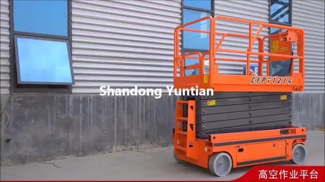 Manlift Self Propelled Hydraulic Electric Battery Scissor Lift Work ...