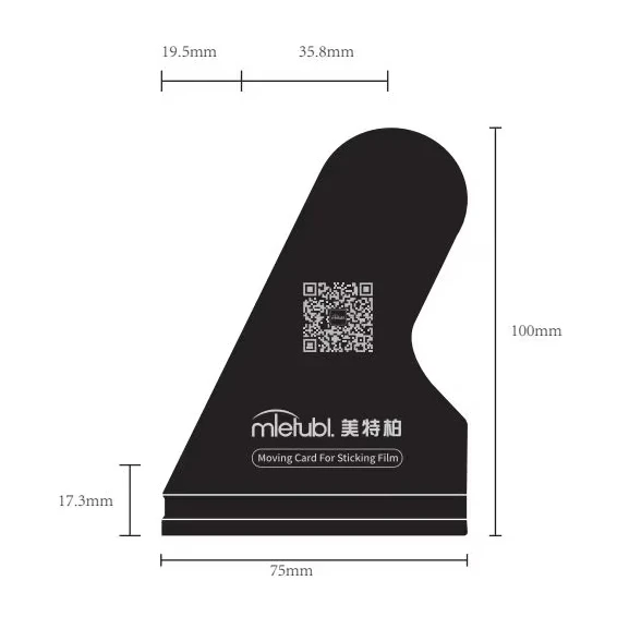 Mietubl Ingenious and exquisite design, functional, Simple and portable scraping card