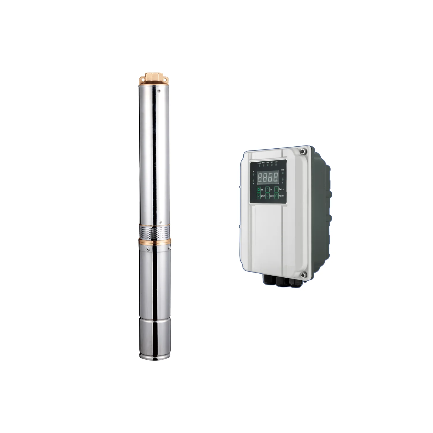DC Deep Well Submersible Solar Power Water Pump System Solar Borehole Pumps for Agriculture Irrigation