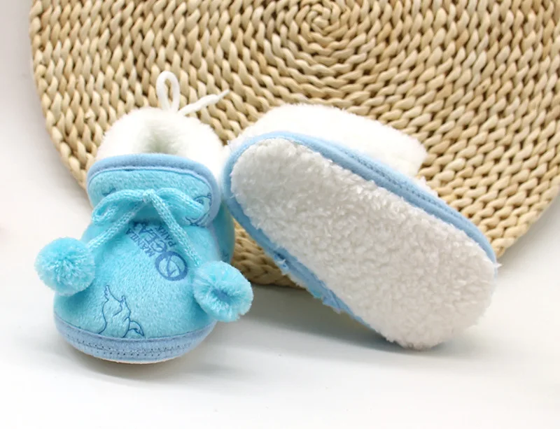 Winter Cotton Soft Plush and Thick Peepers Baby Shoes Girl Baby Boy Shoes Newborn Baby Shoes Venonat Wholesale