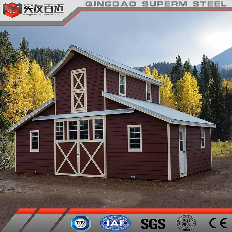 Prefab Steel Structure Building the Wilds Wedding and Event Venue Barndominium Kits Rustic Country Pole Barn for Sale