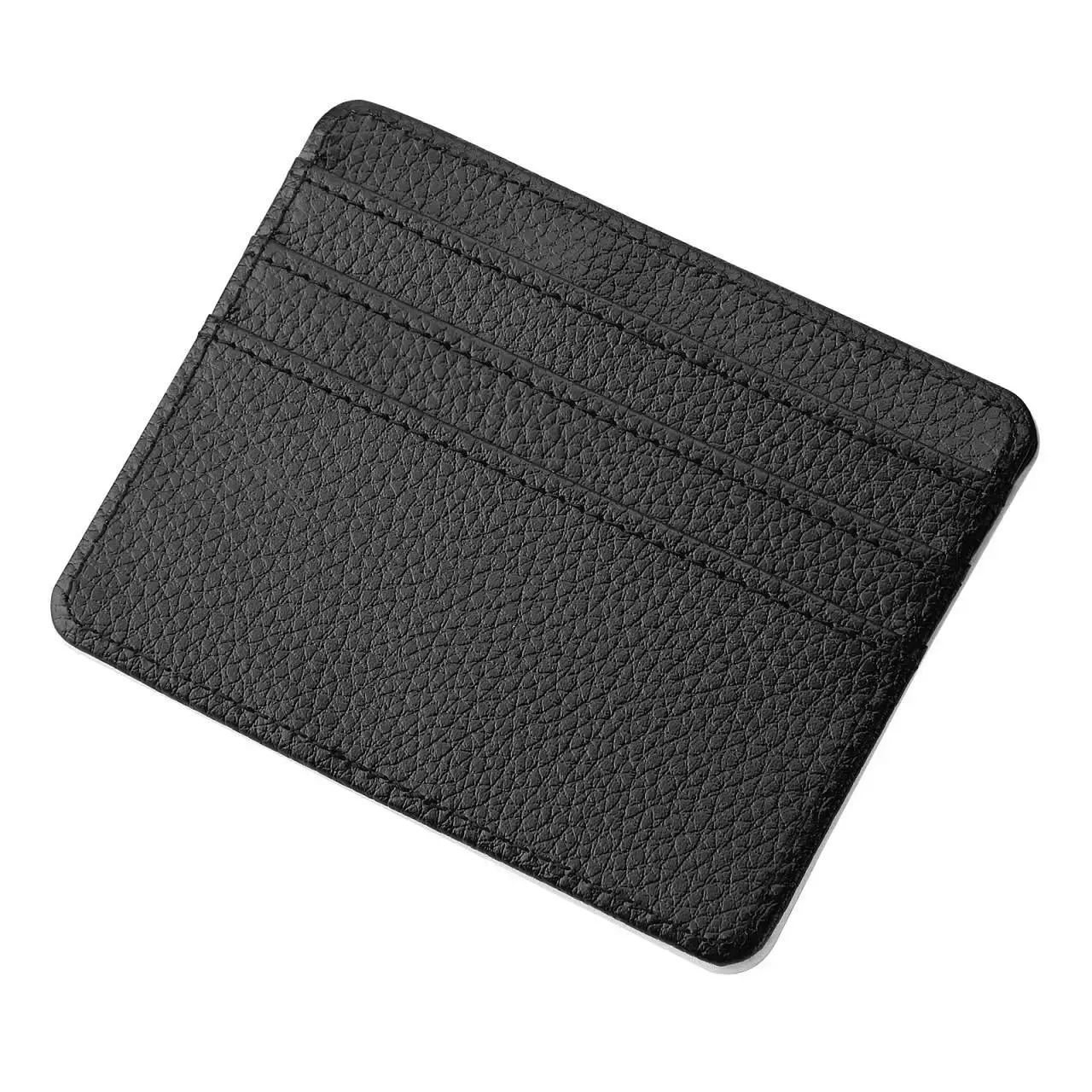 Sublimation Blank Card Clip Pu Leather Card Holder Portable Pocket Card ...