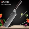 Manche en bois coloré Nakiri 7-JD-R6