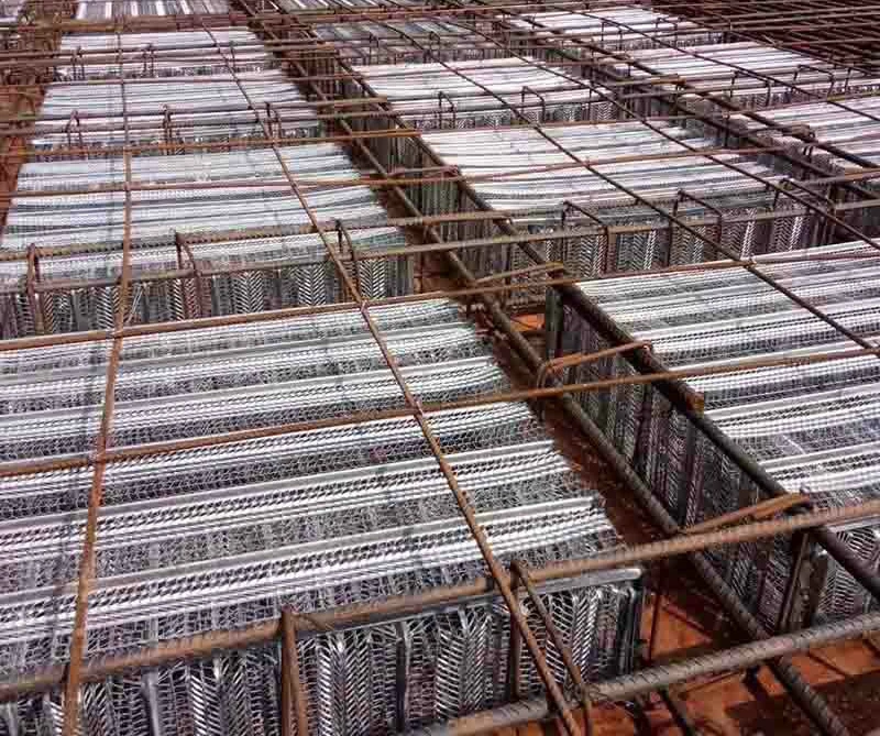 Steel Rib Form Work Galvanized Expanded Metal Rib Lath 2200mm for Construction Metal ...