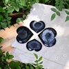 Black Agate Heart
