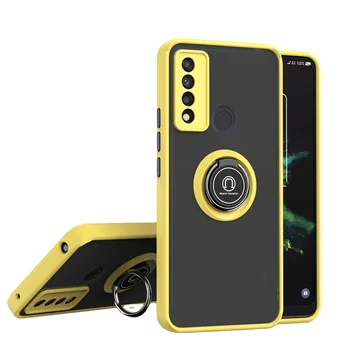 Guangdong Wholesale Magnetic Wireless Phone Case for TCL 20XE Smoke Ring Stand Cover Shockproof TPU Mobile Phone Case Model Max