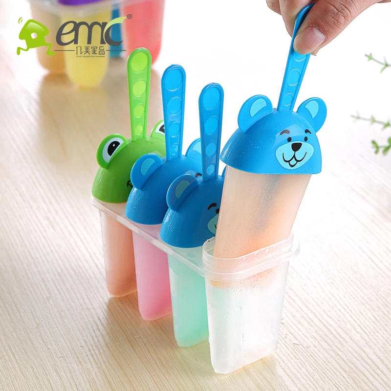 bpa free handmade plastic popsicle ice pop mold ice cream sticks