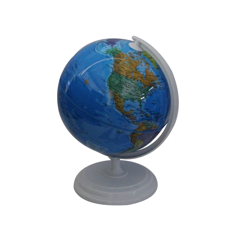 Офисные и школьные принадлежности для декора, преподавающий пластиковый вращающийся шар размером 17 см