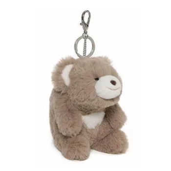 Mini Size Bear Keychain Plush Animal Toys Stuffed Fluffy Teddy Bear Key Ring For Decoration