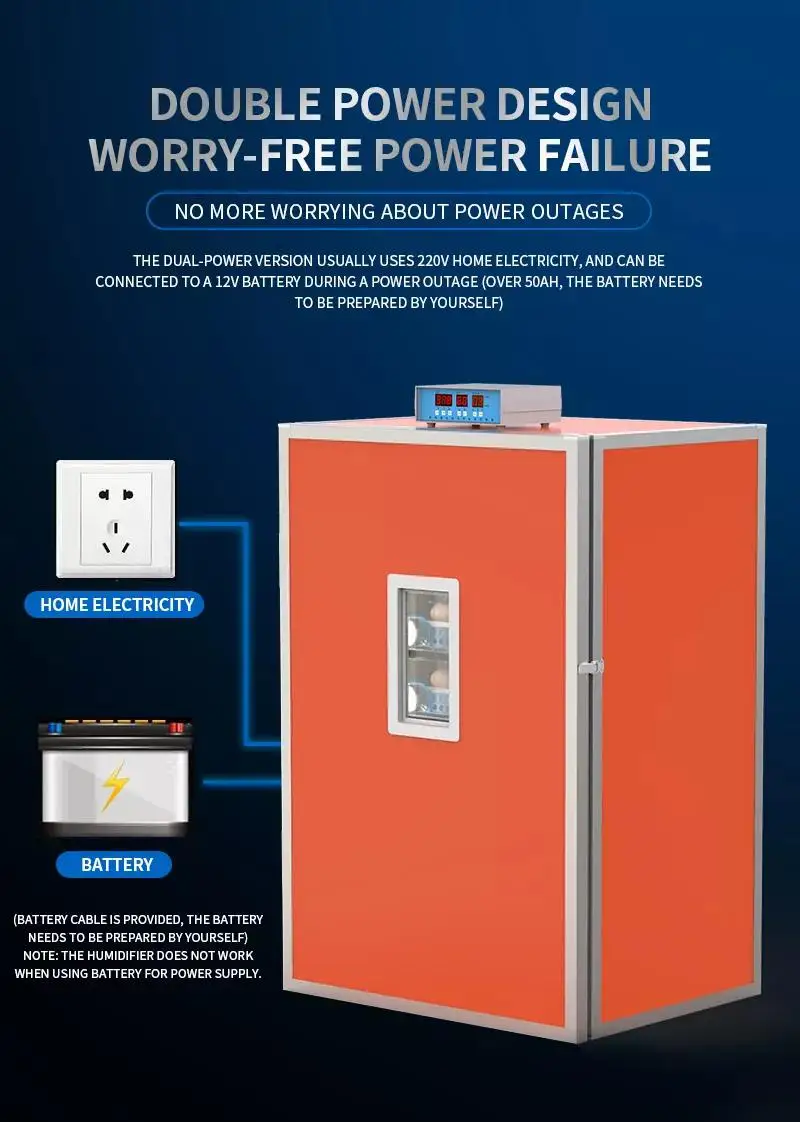 192 Chicken Egg Incubator Poultry Incubator Egg Hatcher System In