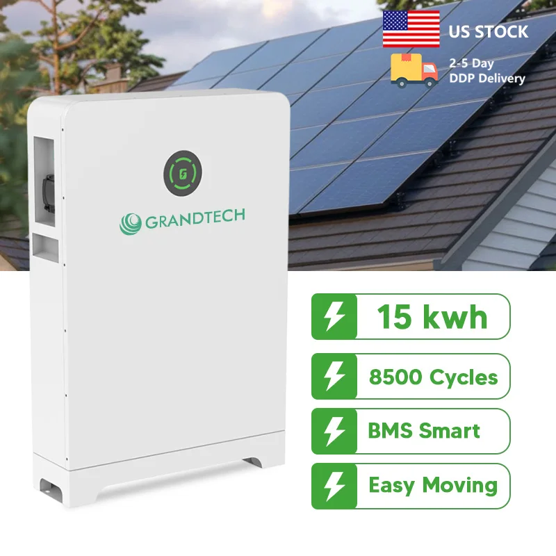 Stór na Stáit Aontaithe do Bhataireáin Litiom-Ion do Stóráil Fuinnimh Ghrianálach Powerwall 48V 51.2V 5kWh 10kWh 15kwh Bataireá LiFePO4 um Fhalla Bataireá Soleártha