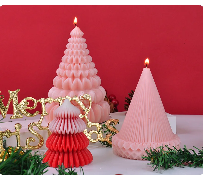 Dumo Christmas Tree Silicone Mold Candle Resin Mold Silicone Diy