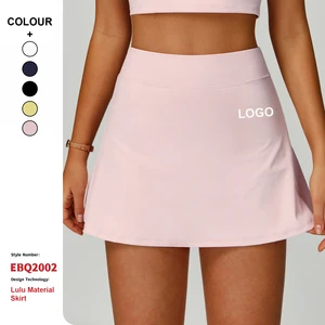 High Waist Sports Anti-Exposure Nude Feeling Tennis Skirt Summer Golf Skirt Custom Women'S High-End Skirt With Pockets