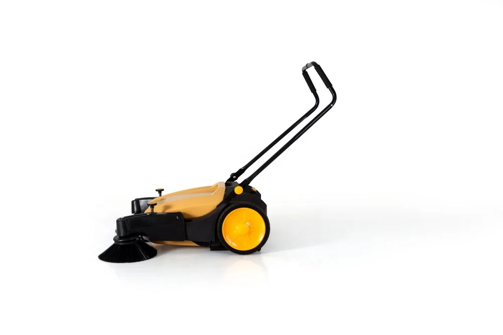 MINGNUO P50 Cheap Mini Walk Behind Manual Electric Road Sweeper Floor Sweeper for Sale