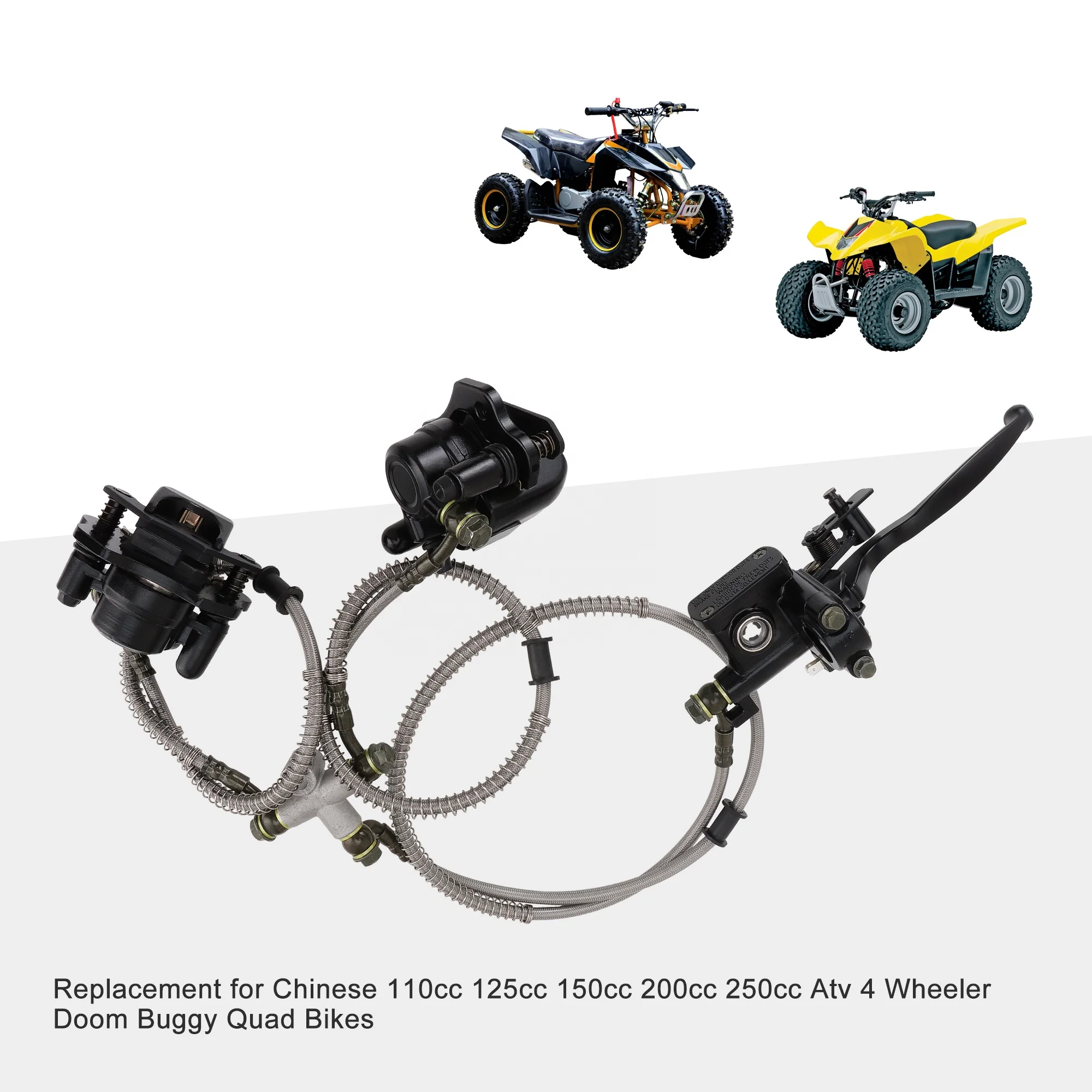 Pinza Freno Anteriore Idraulica Per ATV Quad 50cc-125cc - Sostituzione Per Modelli Cinesi Come Taotao, Kazuma, Coolster - Foto 5
