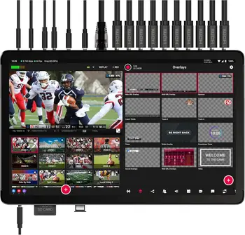 YoloLiv YoloBox Extreme All-in-One Multicam 8 HDMI & 3 USB & 6 NDI Inputs 2 HDMI Out 4K ISO 4K Live Streaming Switcher