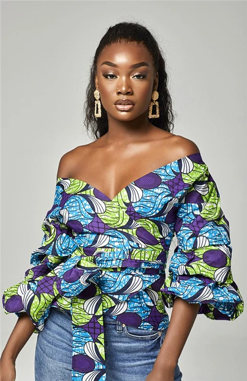 Shoulder Dress Off Shoulder Kitenge Tops Designs Offshoulder