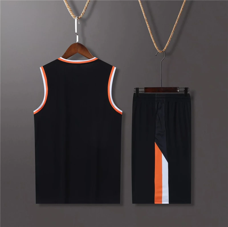 DEHANER Plain Basketball Jersey for Men Unisex Mesh Practice