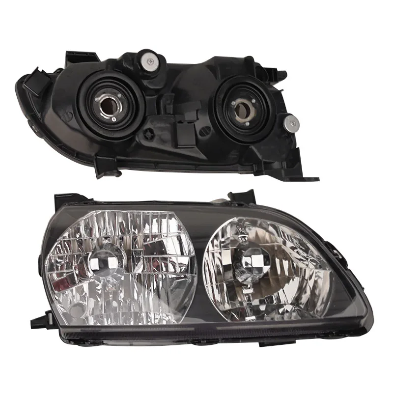 Car Headlight, Crystal Headlight Suitable for Toyota IPSUM SXM10 1998 1999 2000 2PCS