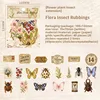 D Frottements de fleurs et d'insectes-jaune